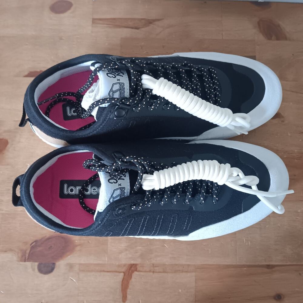 LANDED |THE OVERLOOK| UNISEX 7 Womens 5.5 Mens Black Walking Comfort Shoes - Picture 4 of 10